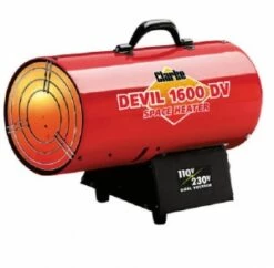 Clarke Devil 1600DV Propane Heater - Dual Voltage