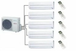 Fujitsu AOYG36KBTA5 Outdoor Unit - 5 Indoor Wall Units