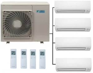 Daikin 4MXM68A Outdoor Unit - 4 Indoor Units 3 Daikin 4MXM68A Outdoor Unit - 4 Indoor Units