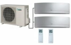 Daikin 2MXM40A Outdoor Unit - 2 Emura Indoor Units