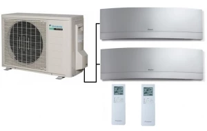 Daikin 2MXM40A Outdoor Unit - 2 Emura Indoor Units 3 Daikin 2MXM40A Outdoor Unit - 2 Emura Indoor Units