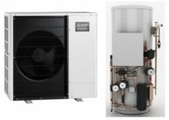 Mitsubishi Ecodan PUZ-WM50VHA - With 150L Hot Water Cylinder