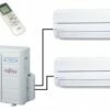 Fujitsu AOYG14KBTA2 Outdoor Unit - 2 Indoor Wall Units
