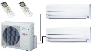 Fujitsu AOYG14KBTA2 Outdoor Unit - 2 Indoor Wall Units 3 Fujitsu AOYG14KBTA2 Outdoor Unit - 2 Indoor Wall Units